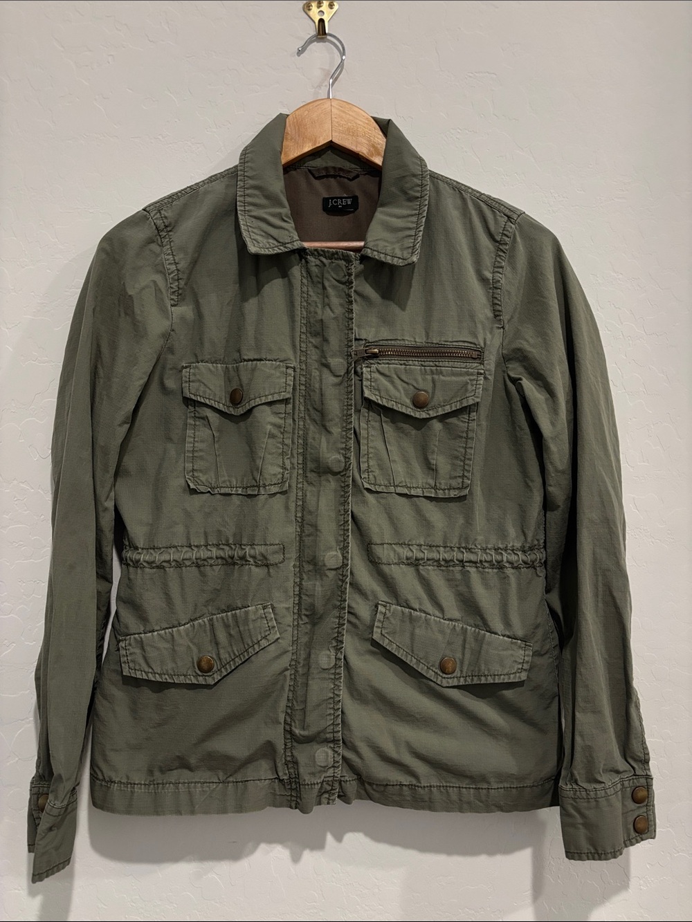 J. Crew Women’s XS Olive Green Lightweight Utility Jacket